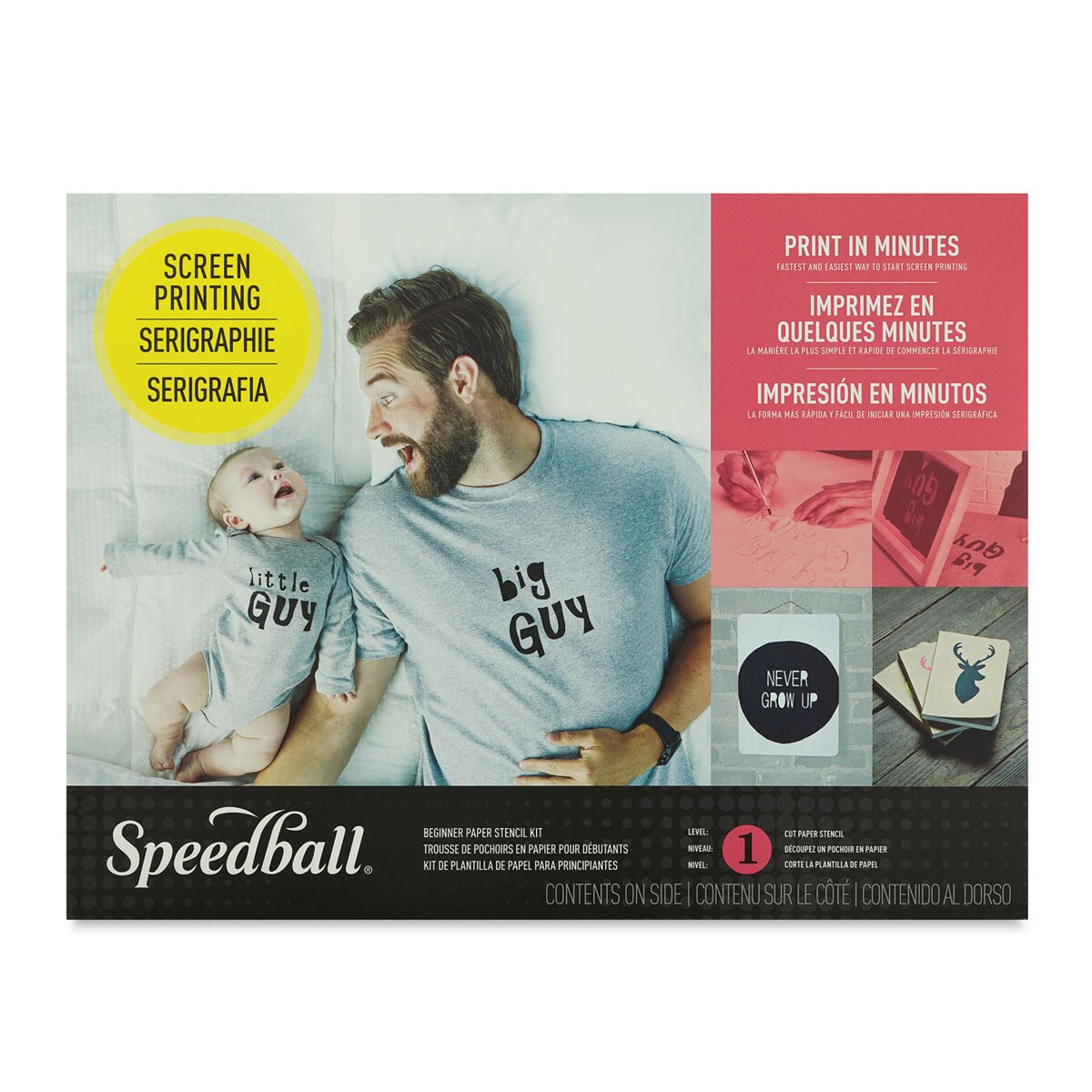 Speedball Beginner Paper Stencil Screen Printing Kit