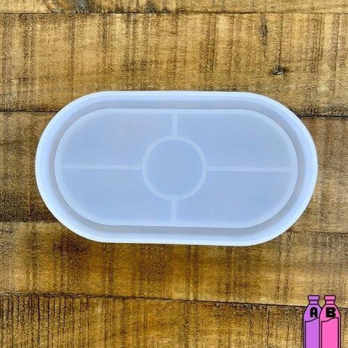 Oval Trinket Dish Transparent Silicone Mold for Epoxy Resin Art