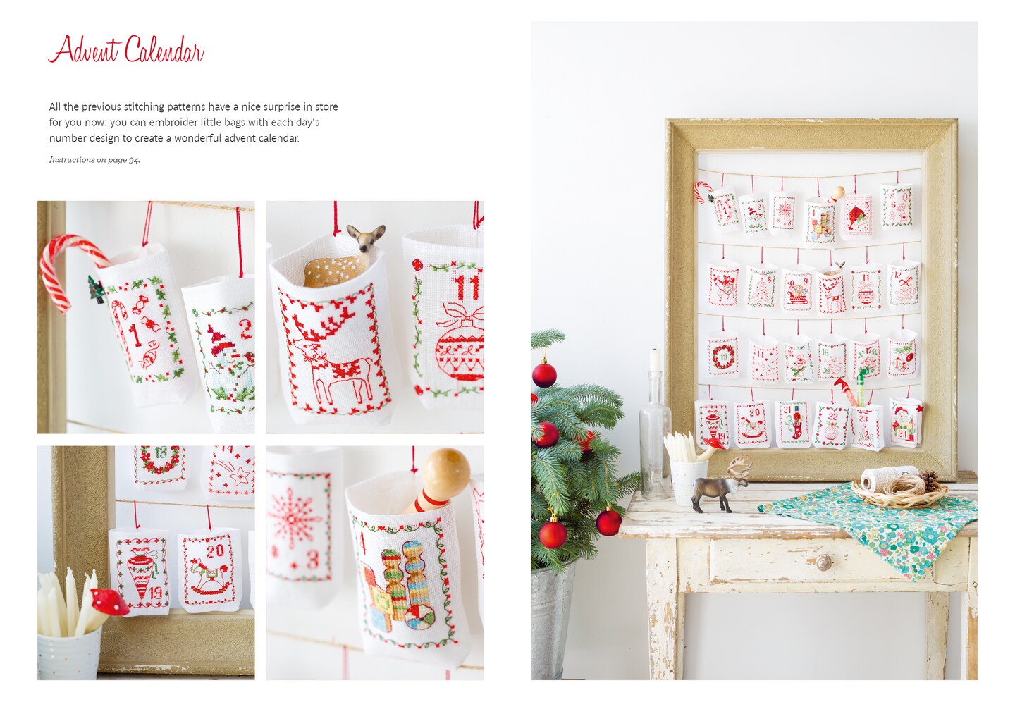 The Magic of Christmas to Cross Stitch: French Charm for Your Stitchwork