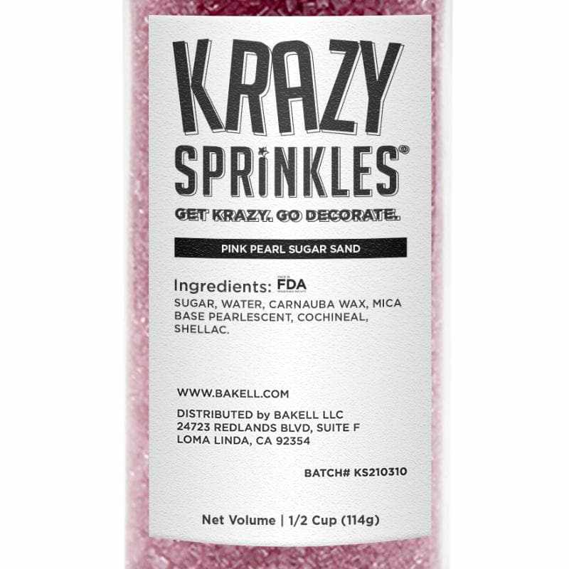 Pink Pearl Sugar Sand Sprinkles