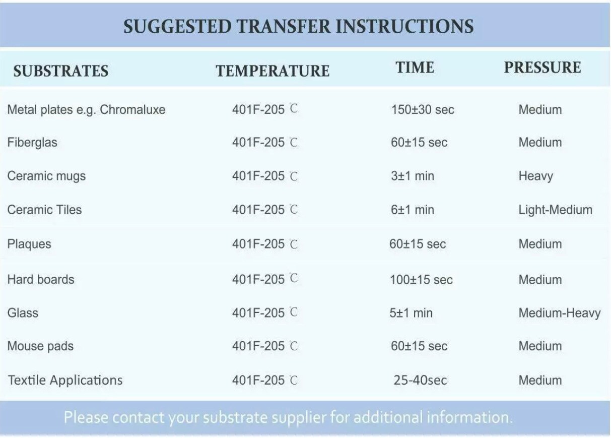 A+SUB Dye Sublimation Heat Transfer Paper for Virtuoso, Epson and Brother  100 sheets 8.5x11 per pack