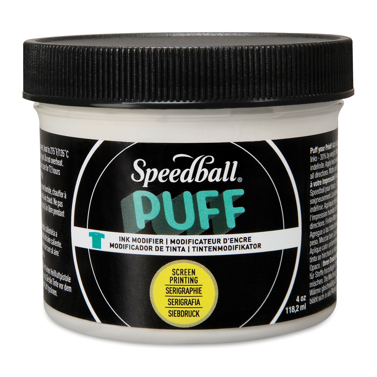 Speedball Puff Fabric Screen Printing Ink Modifier - 8 oz