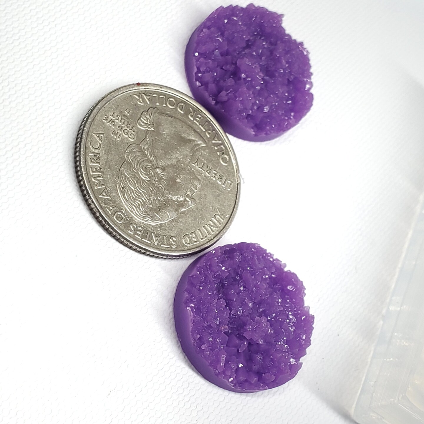 Circle Chunky 20mm Druzy Cabochon Silicone Mold(B2)