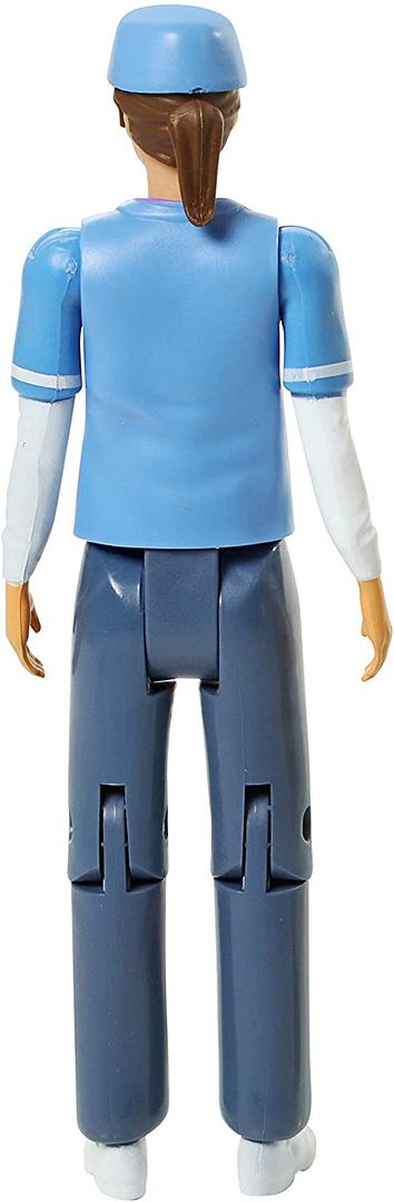 Beverly Hills Doll Collection Sweet Li&#x2019;l Family Nurse Dollhouse Play Figure - Medical Nurse Action Figure for Doll House, Community Helpers Little People Figures Pretend Play for Kids and Toddlers