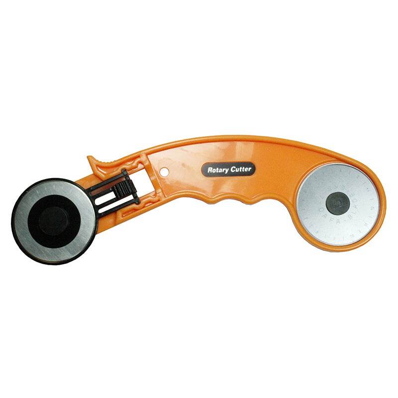 Excel Blades - Large Rotary Cutter with 2 Replacement Blades, 45mm Precision Fabric Cutter