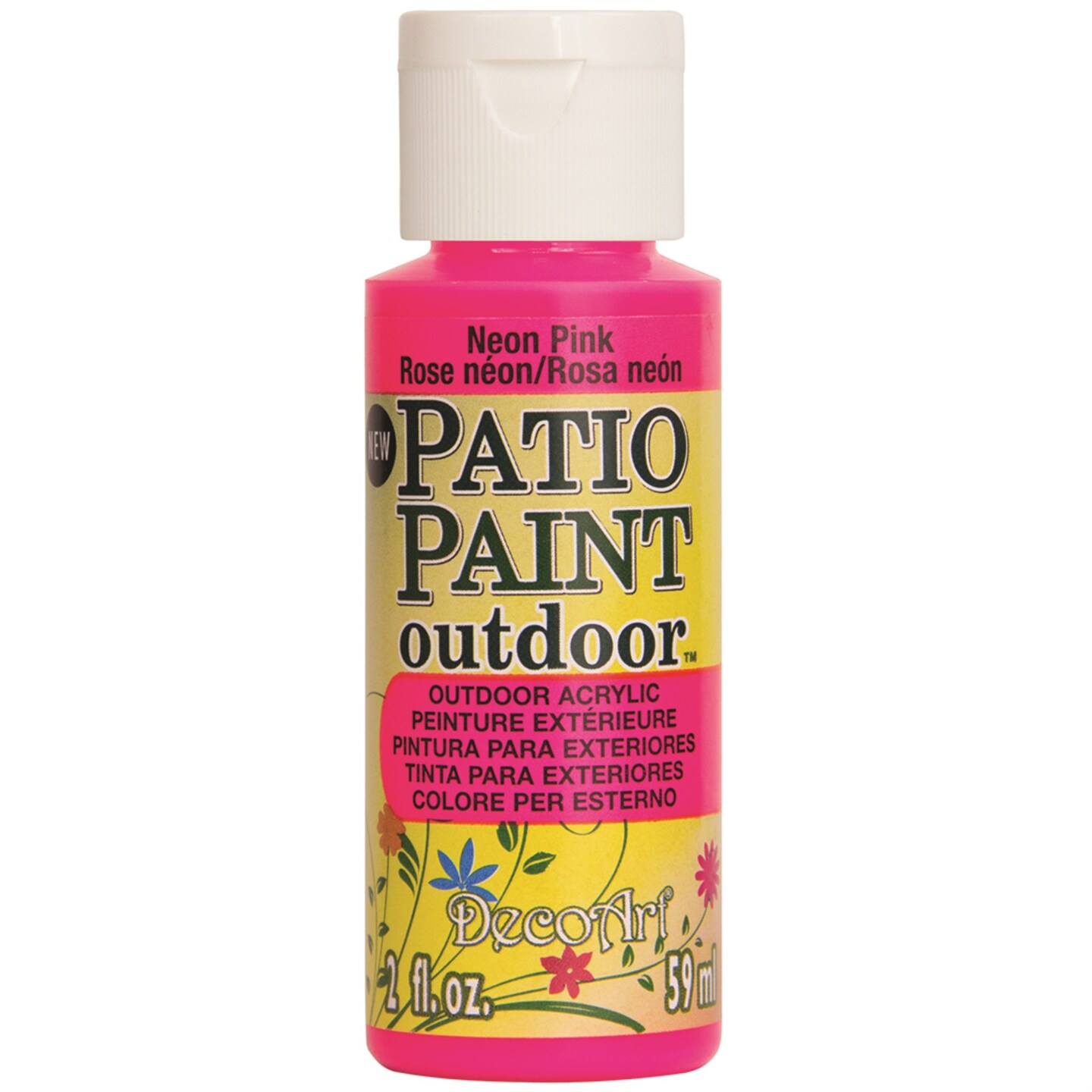 DecoArt DCP853 Patio Paint, 2Ounce, Neon Pink Michaels