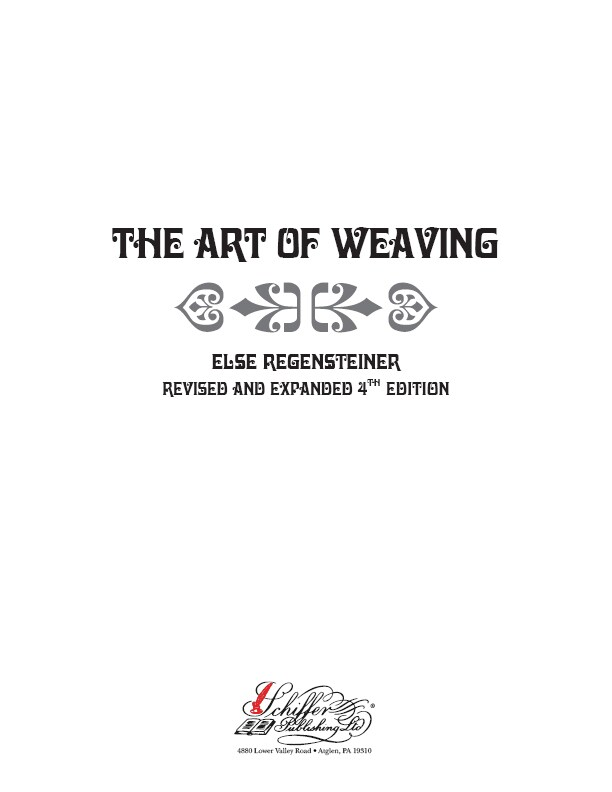 The Art of Weaving