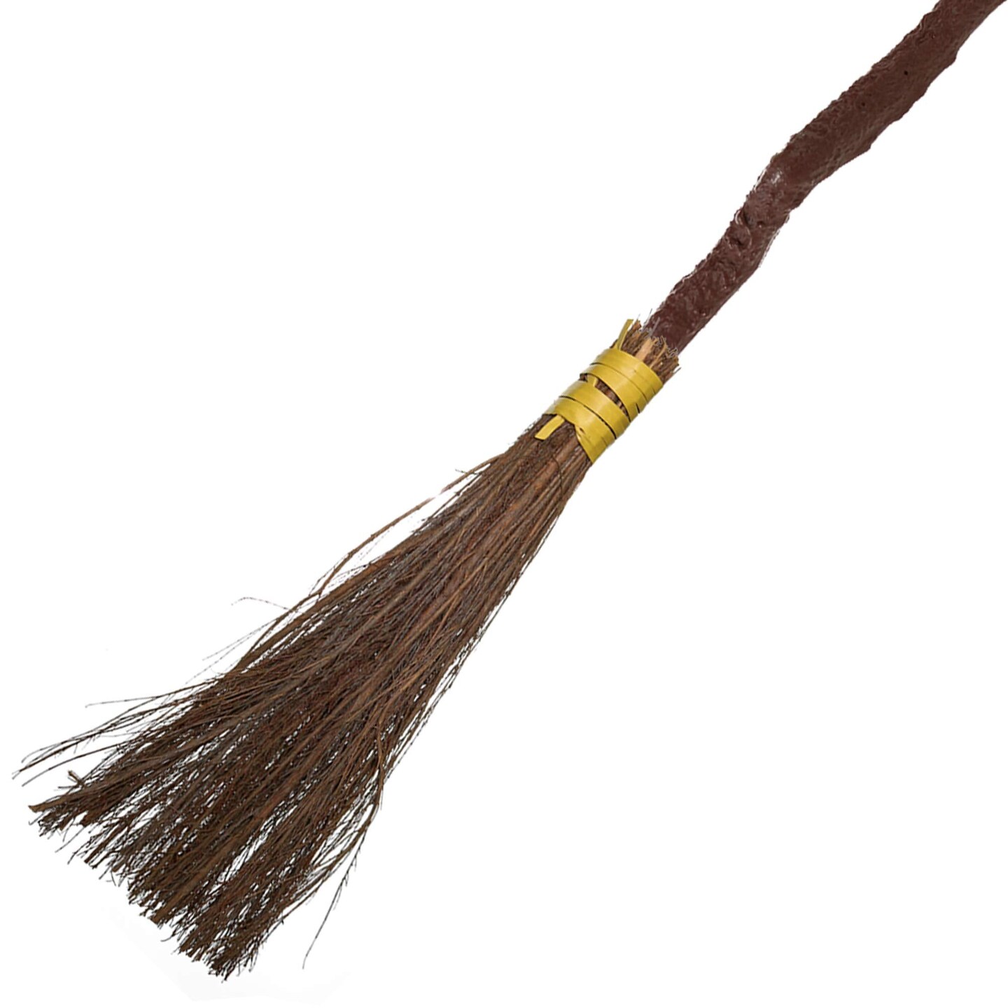 Witch Broomstick Costume Accessories - Realistic Wizard Flying Broom Stick Costumes Accessory for Kids and Adults Brown