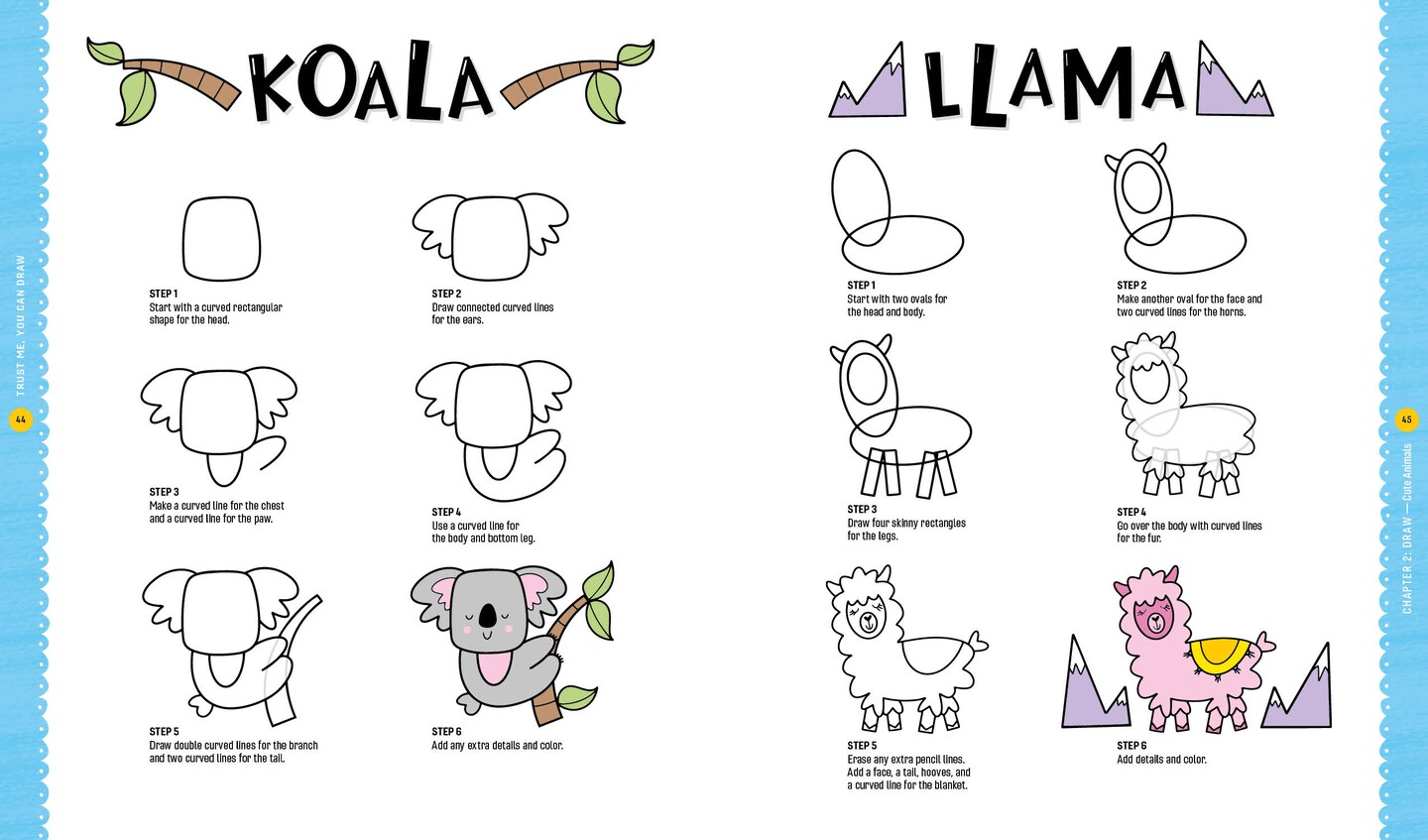 Trust Me, You Can Draw: The Super-Cute, Can't-Fail, Totally Awesome, Best-Ever Doodling, Lettering & Coloring Book