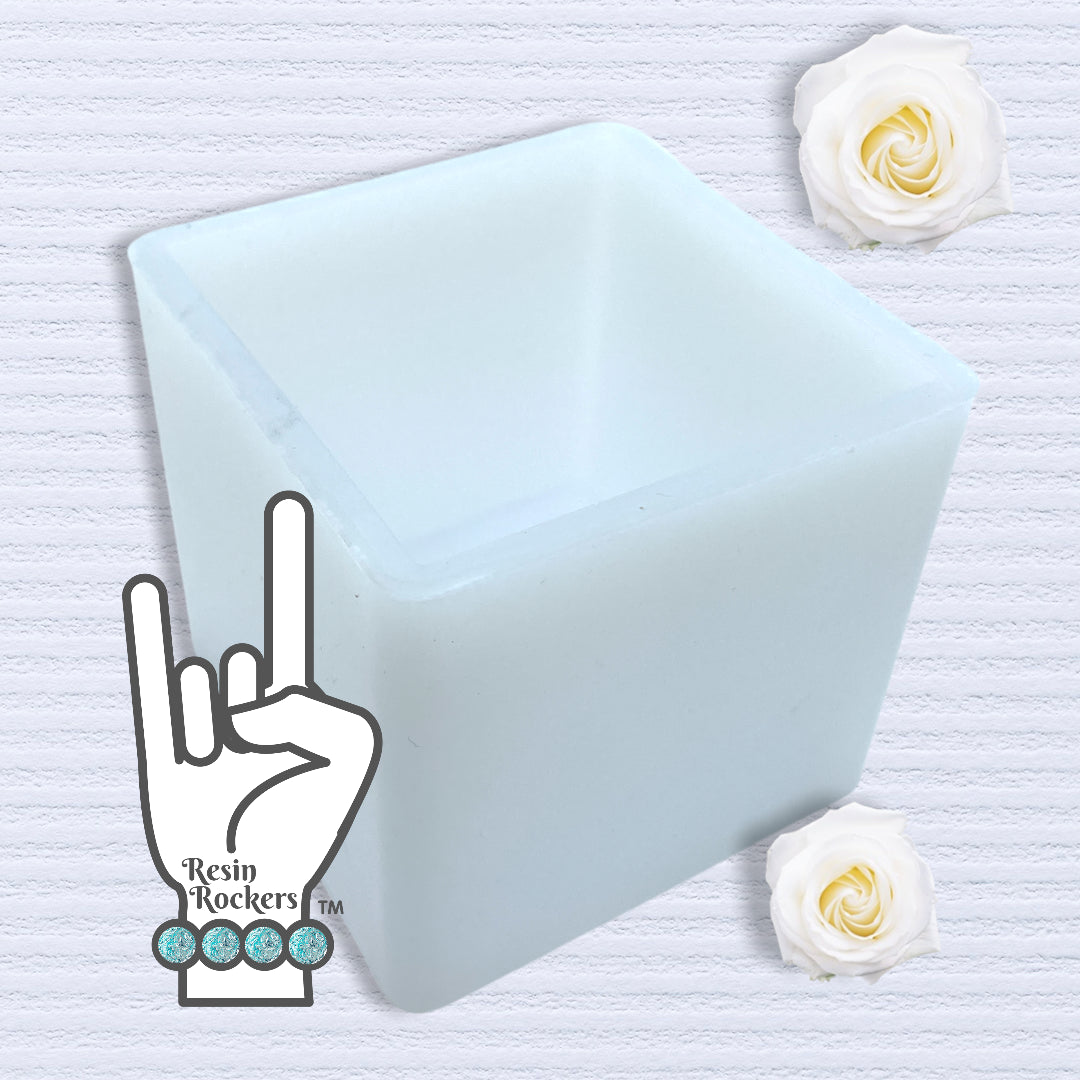 3D Cube Preservation Transparent Silicone Mold for Epoxy Resin Art