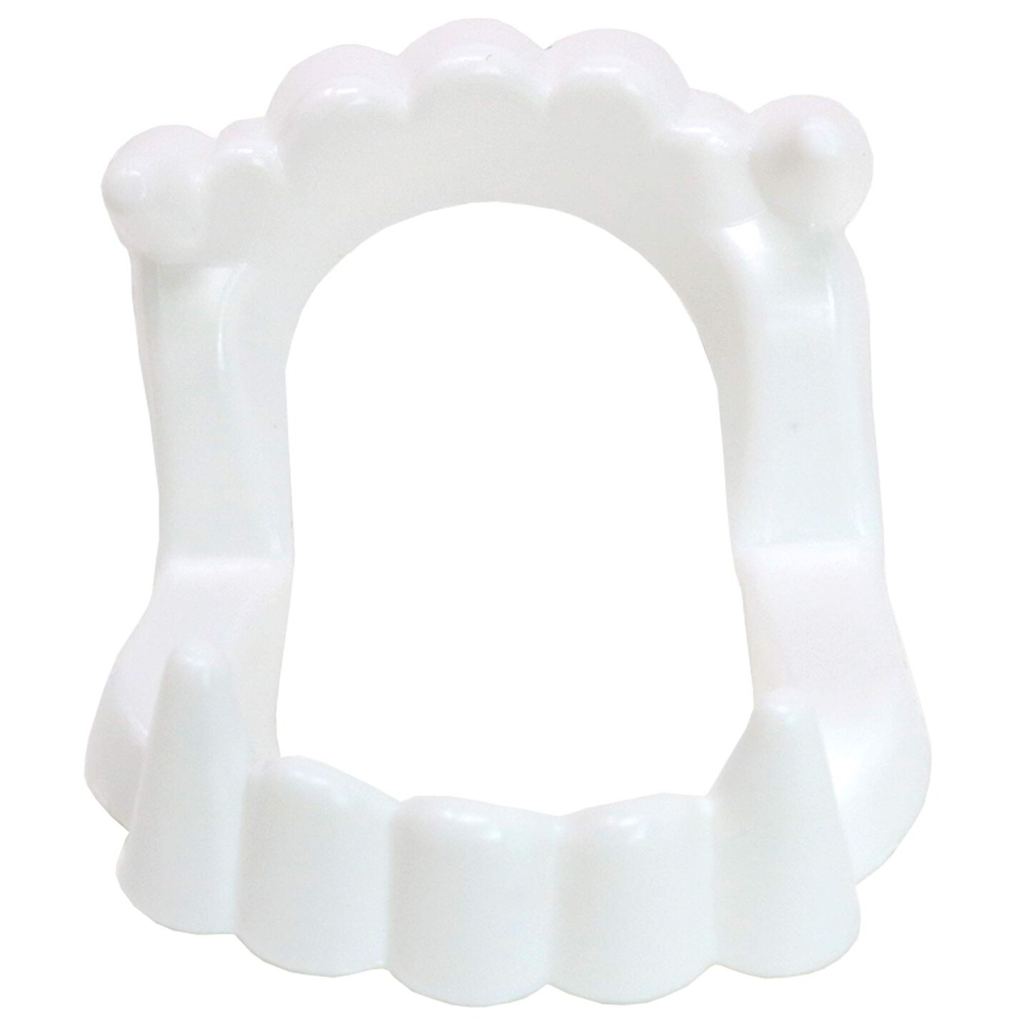 Bulk 72 Pc. White BPA-Free Plastic Vampire Fangs