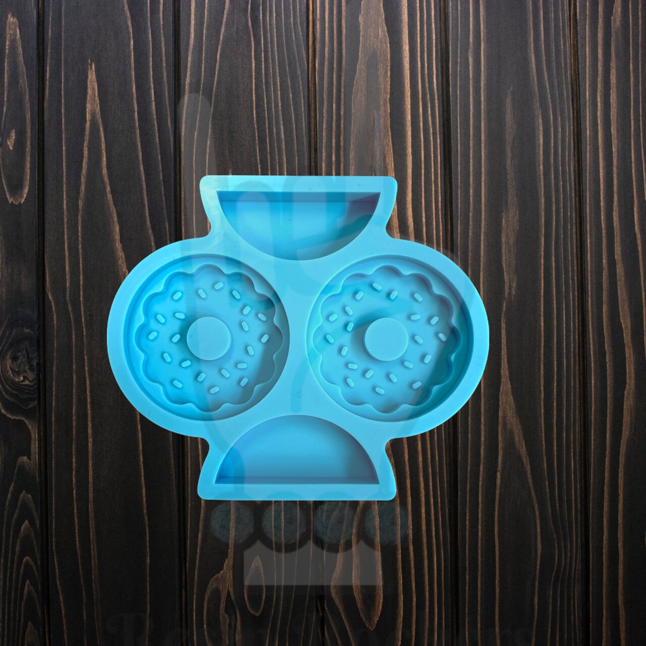 Donut with Sprinkles Straw Topper Silicone Mold for Epoxy Resin Art