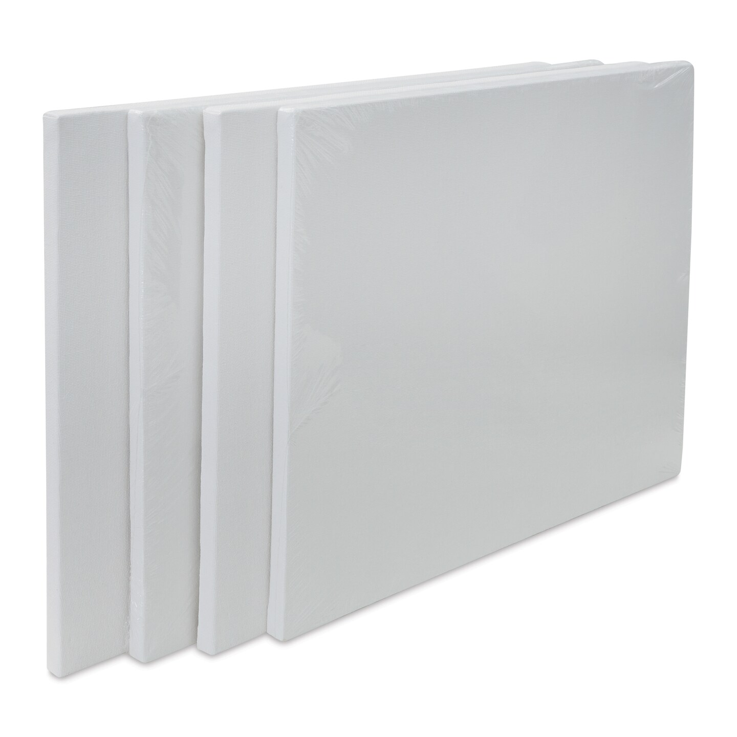Strathmore 300 Series Slim Frame Stretched Cotton Canvas Pack - 12&#x22; x 16&#x22;, Pkg of 4