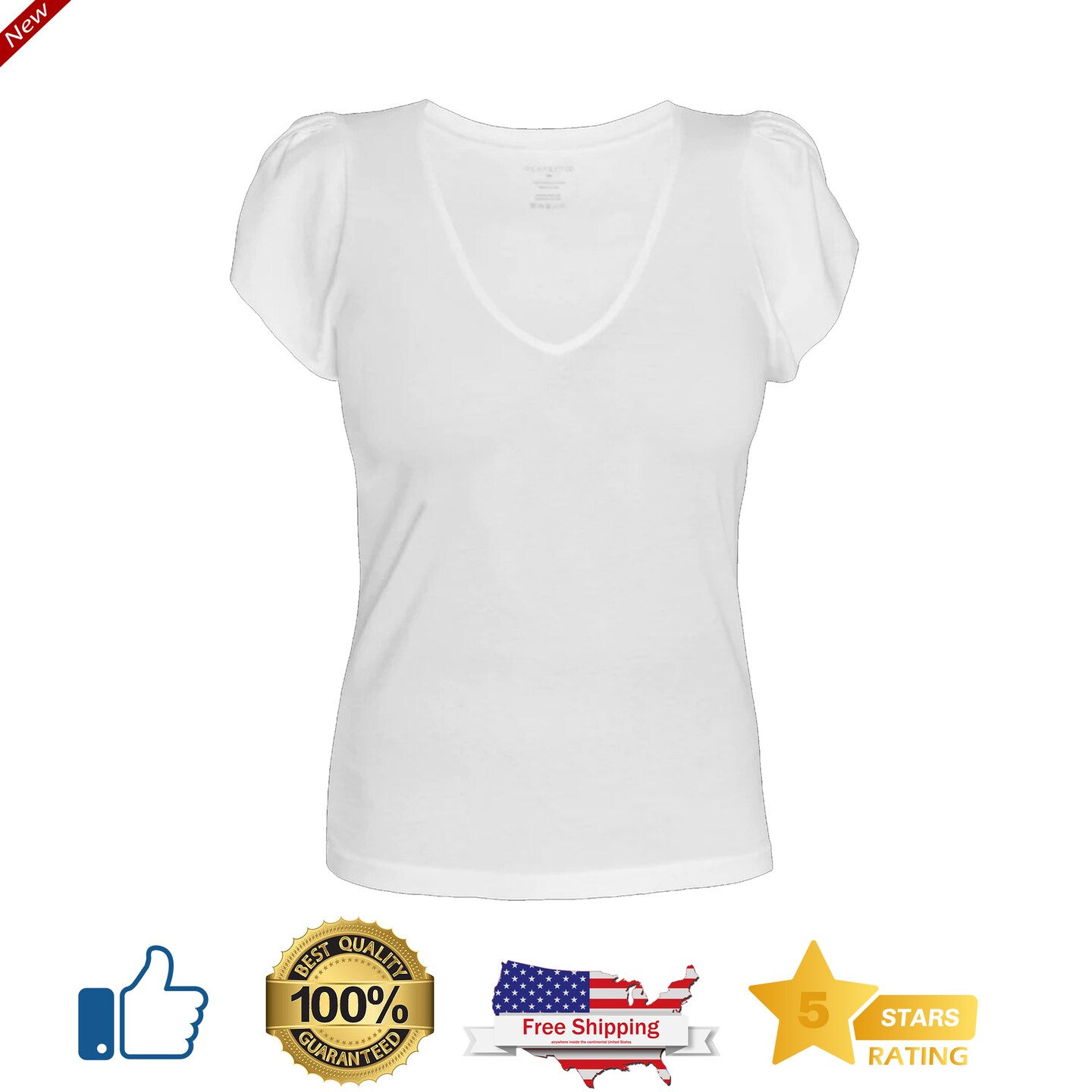 Women's V-neck T Shirts + FREE SHIPPING, Clothing