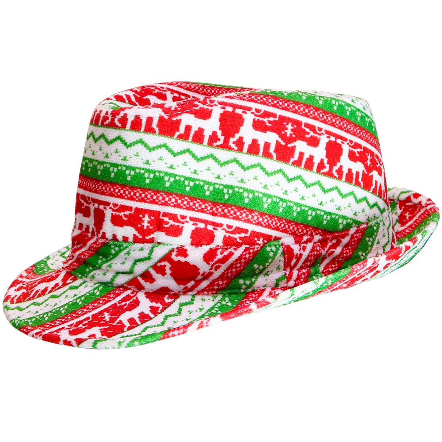 Ugly Sweater Fedora Hat Funny Christmas Holiday Red and Green Ugly Sweater Party Hat for Adults and Kids Michaels
