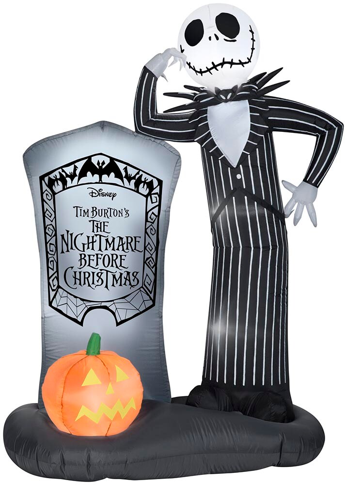 6' Gemmy Airblown Nightmare Before Christmas Jack Skellington w ...