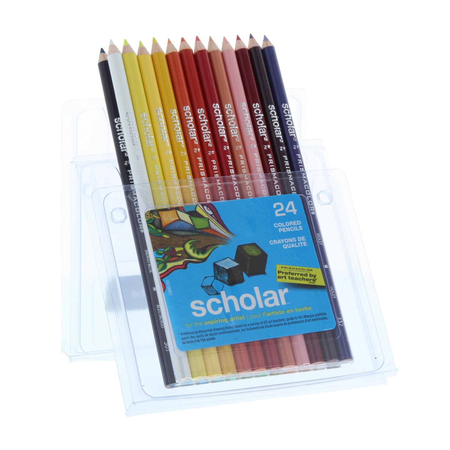 Prismacolor Scholar Colored Pencil Set 24 Assorted Colors