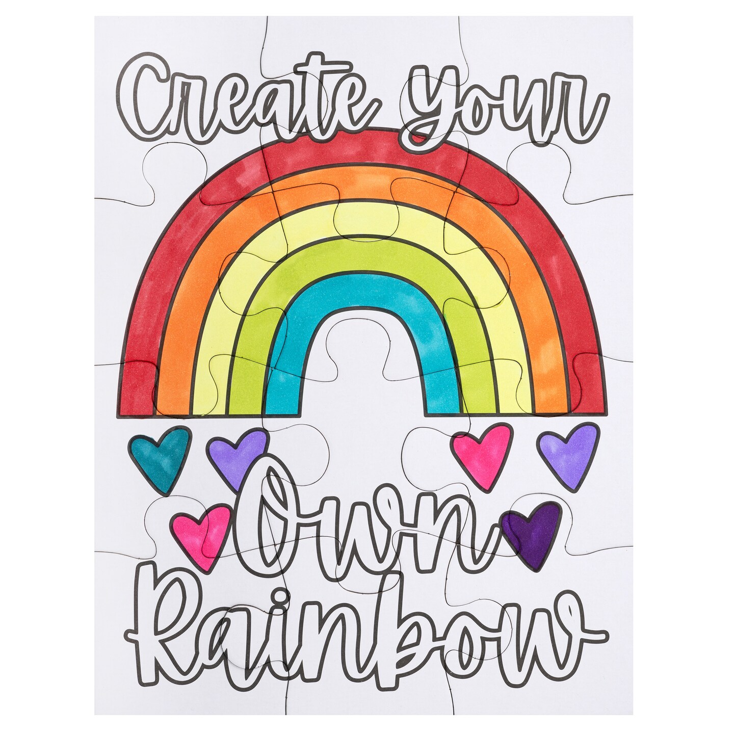 Colorbok Make It Colorful! Color Your Own PUzzles 3/Pkg-Fantasy