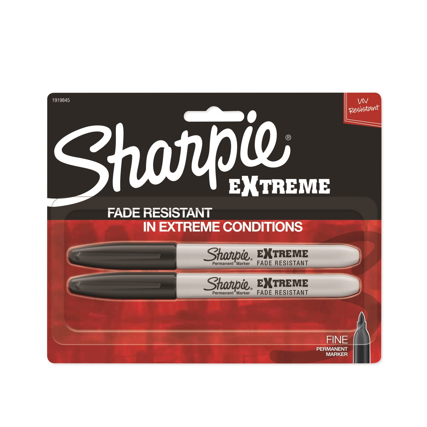 Sharpie Extreme Markers - Black, Pkg of 2