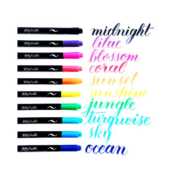 PENS - AC - KELLY CREATES - DREAM PEN - RAINBOW - (10 PIECES) 343551