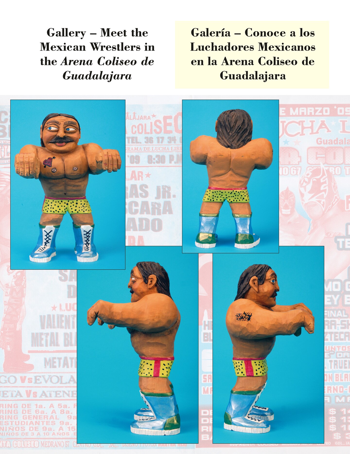Carving Mexican Wrestlers