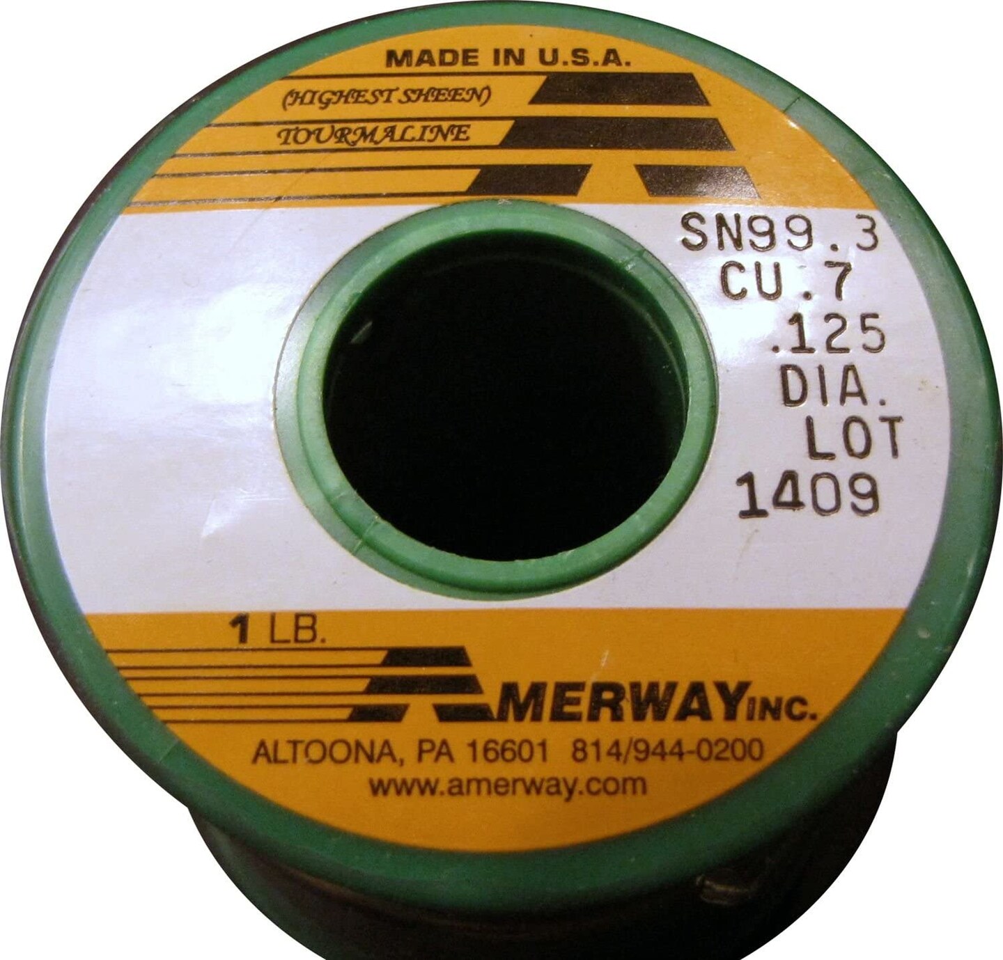 Amerway 60\40 Solder - 1Lb Spool
