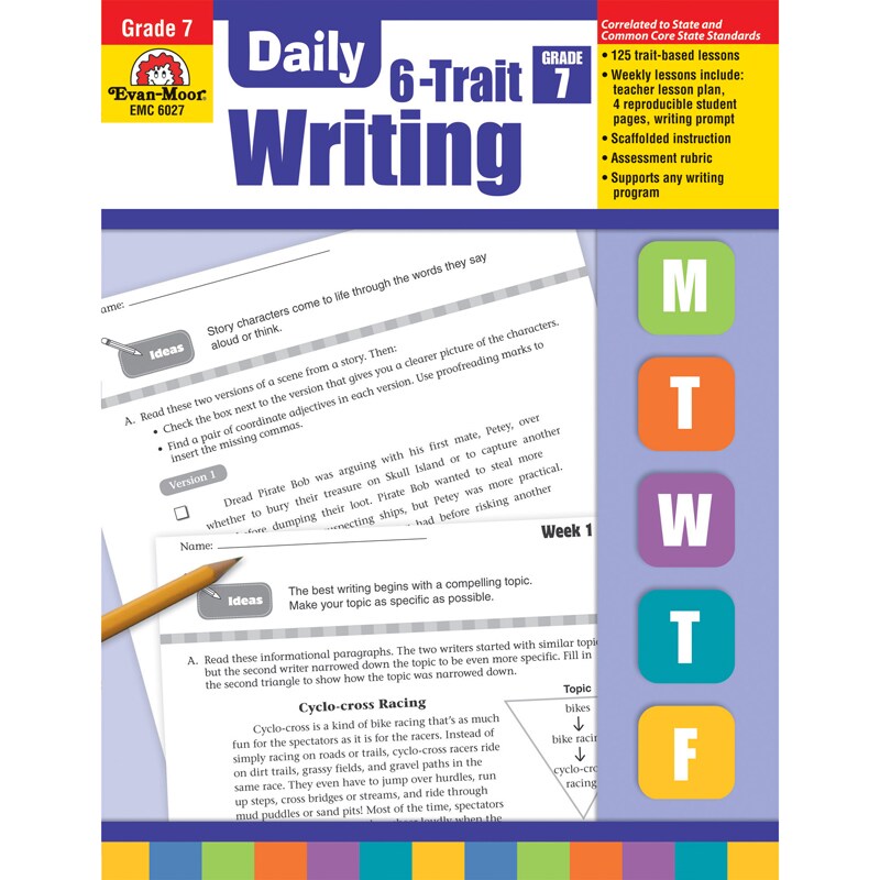 Daily 6-Trait Writing, Teacher&#x27;s Edition, Grade 7