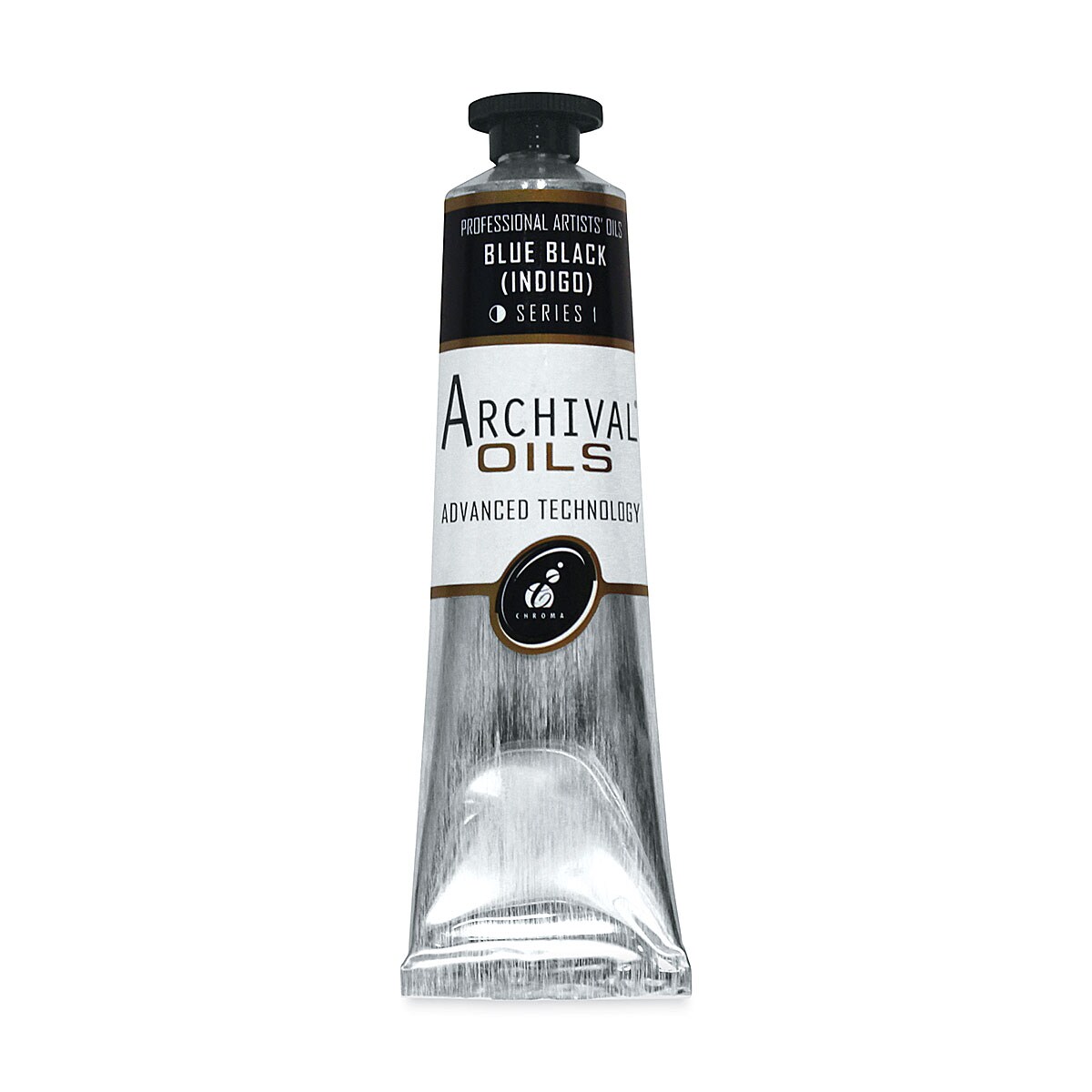 Chroma Archival Oil Color - Blue Black (Indigo), 40 ml tube