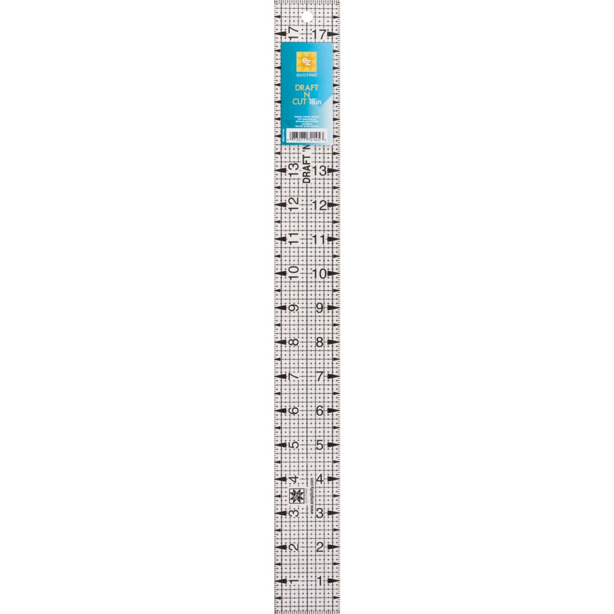 EZ Quilting Draft N&#x27; Cutting Tool-18&#x22;X2&#x22;