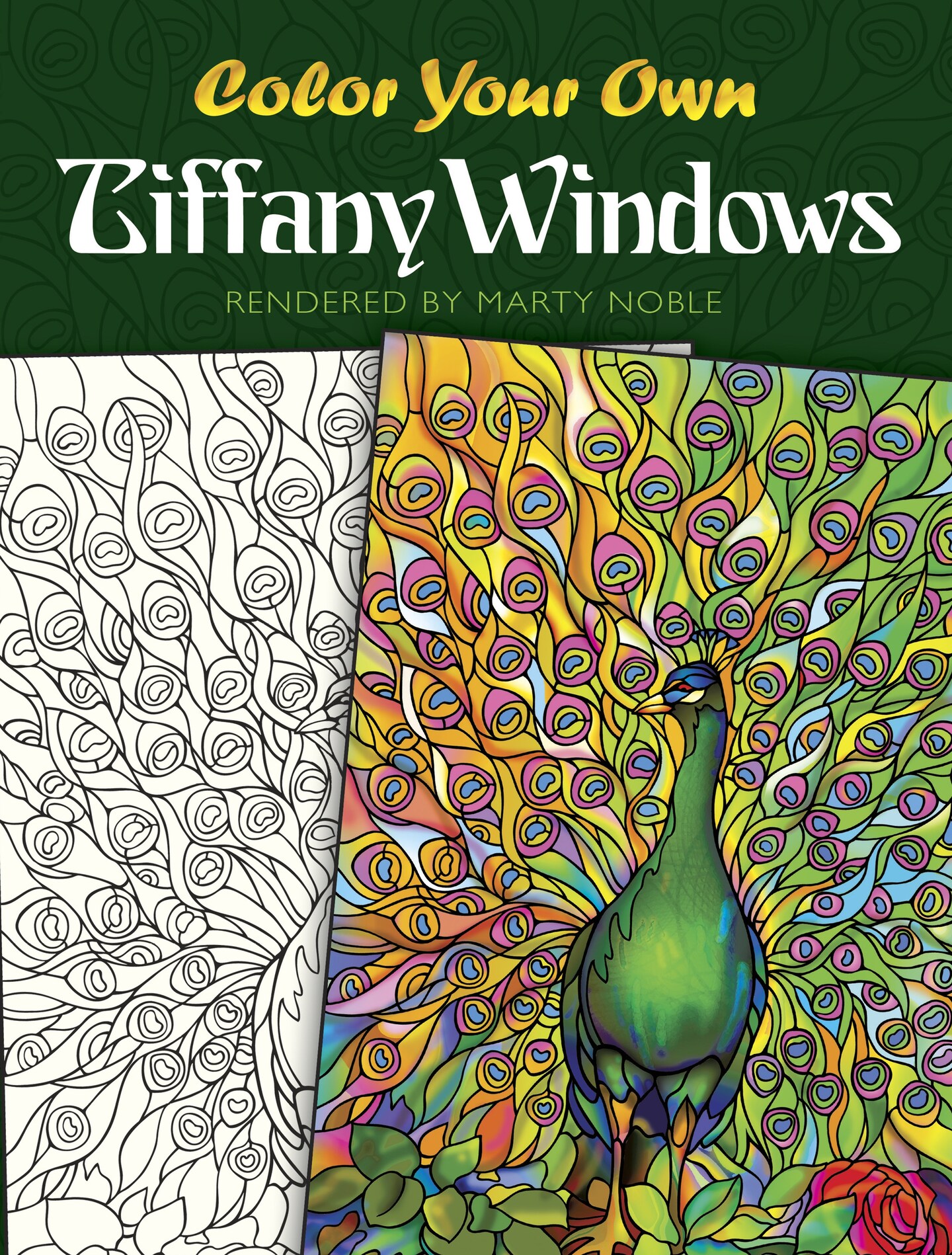 Color Your Own Tiffany Windows Coloring Book-Softcover