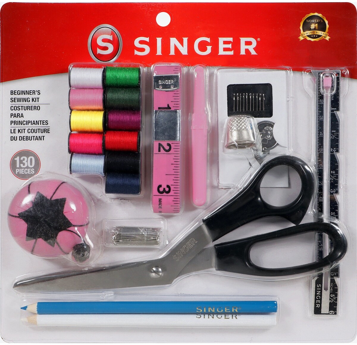 Sew & Go Premium Sewing Kit in Caddy with Removable Tray by Loops & Threads™