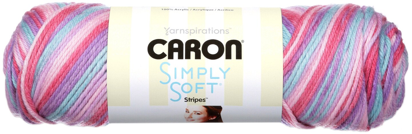 Caron Simply Soft Stripes Yarn, Times Square