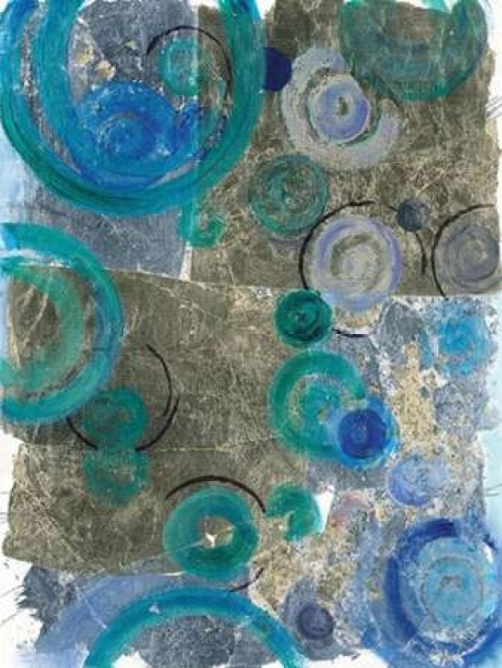 Peacock Swirl II Poster Print by Margaret Ferry - Item # VARPDXMFY129