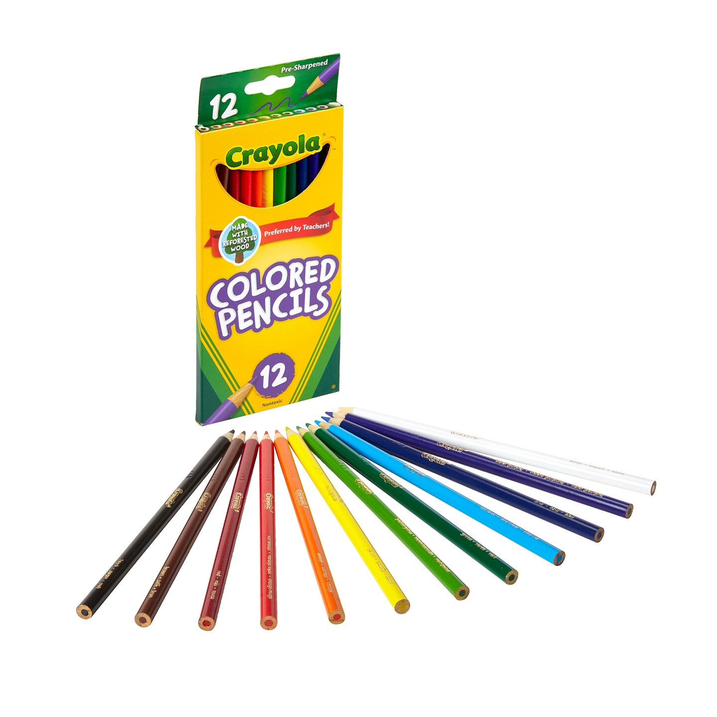 Crayola Colored Pencils12/Pkg Long Michaels