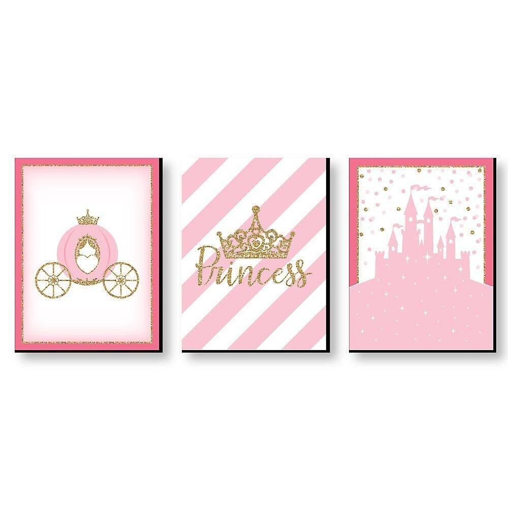 Little Princess Nursery Wall Art - Set Of 4 - Nursery Prints