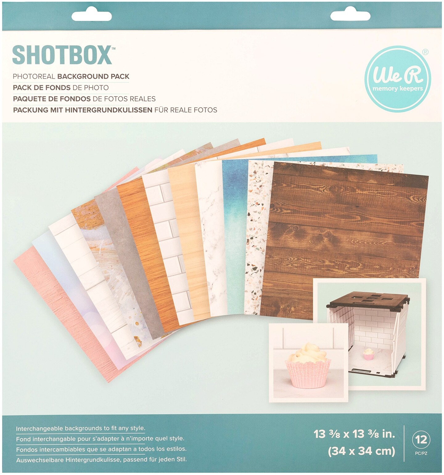 We R ShotBox Background 12/Sheets-Photoreal