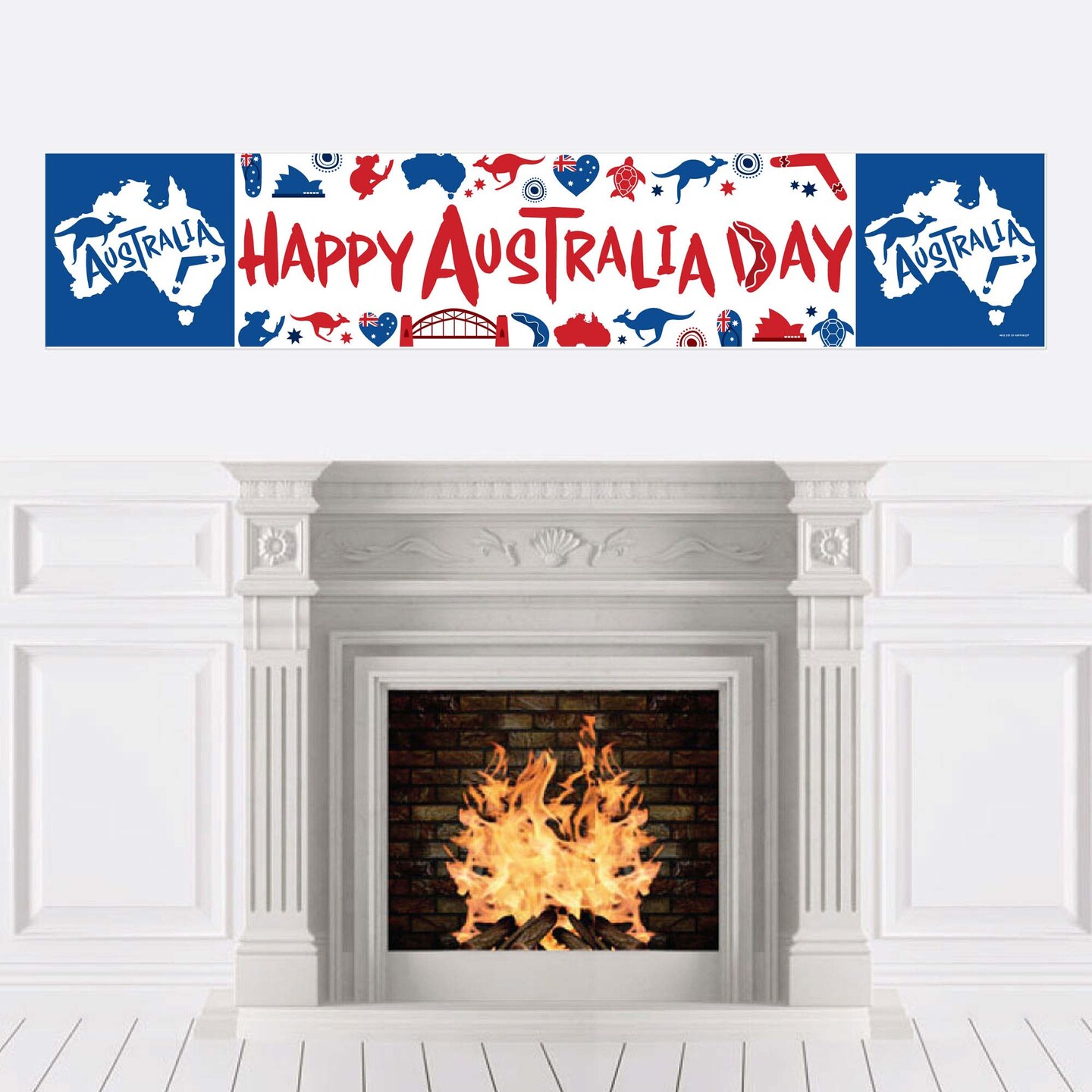 Big Dot of Happiness Australia Day - G&#x27;Day Mate Aussie Party Decorations Party Banner