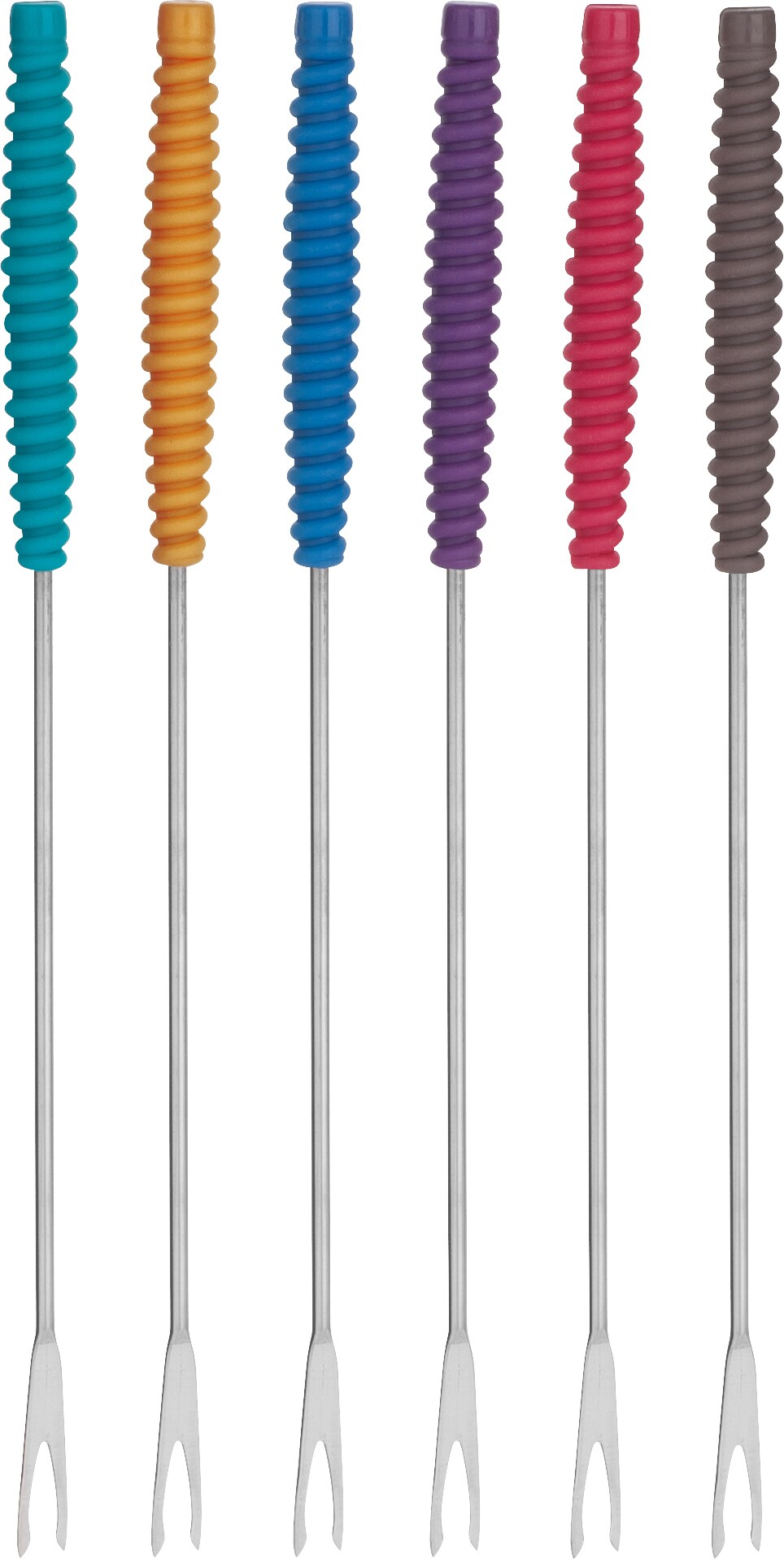 Trudeau Silicone-Coated Fondue Forks (Set of 6) - Thumbnail 4
