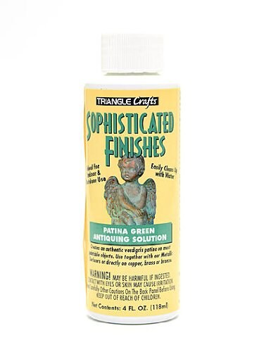 Sophisticated Finishes by Modern Options - Instant Antiquity Patina and Rusting Solutions - 4 oz. - Patina Green