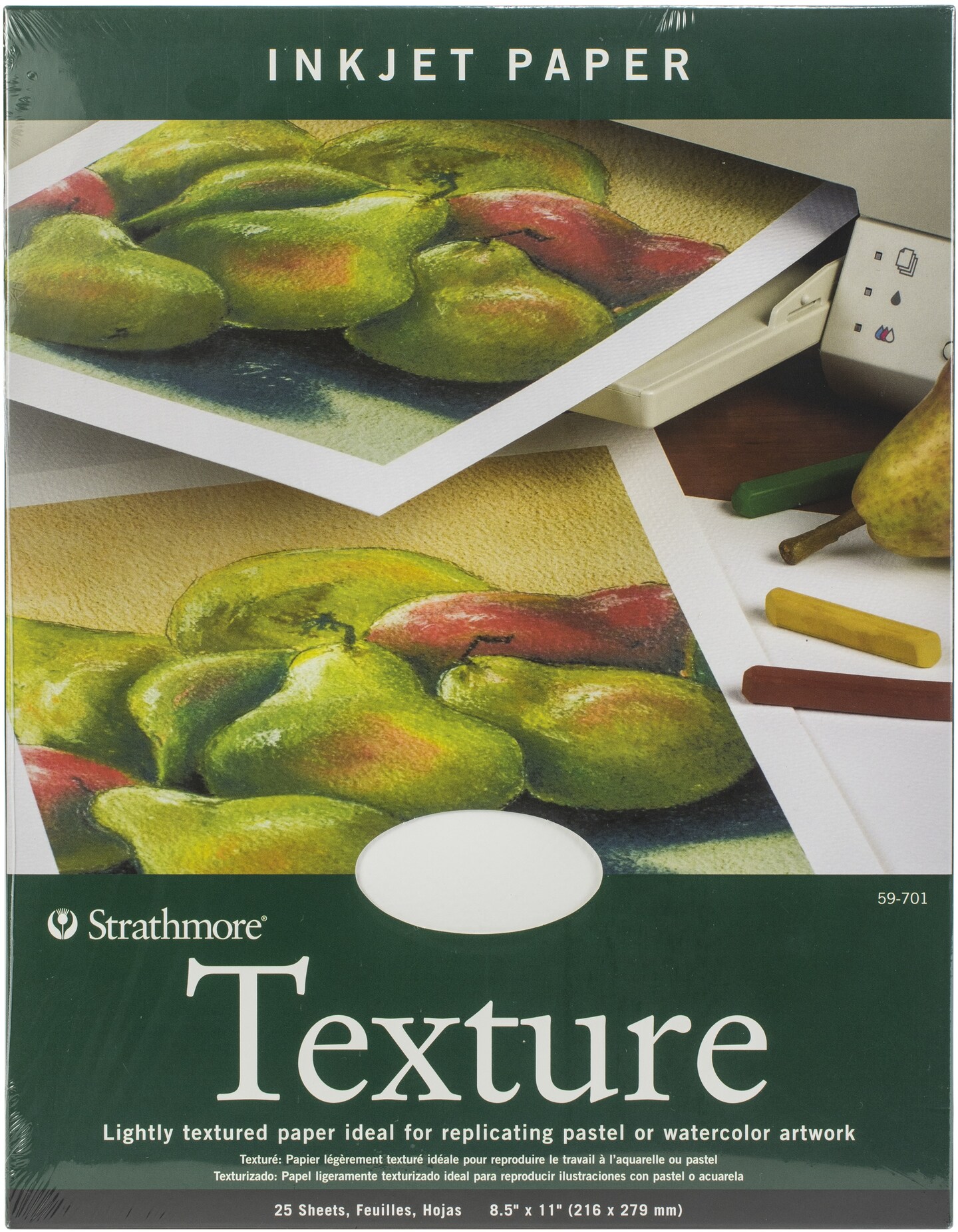 Strathmore Ink Jet Paper Texture 8.5&#x22;X11&#x22;-25 Sheets