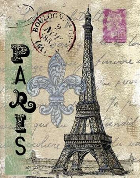 Travel Paris Poster Print by Donna Knold - Item # VARPDXKLD030