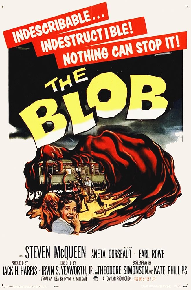 The Blob Poster Print by Hollywood Photo Archive Hollywood Photo Archive - Item # VARPDX482893