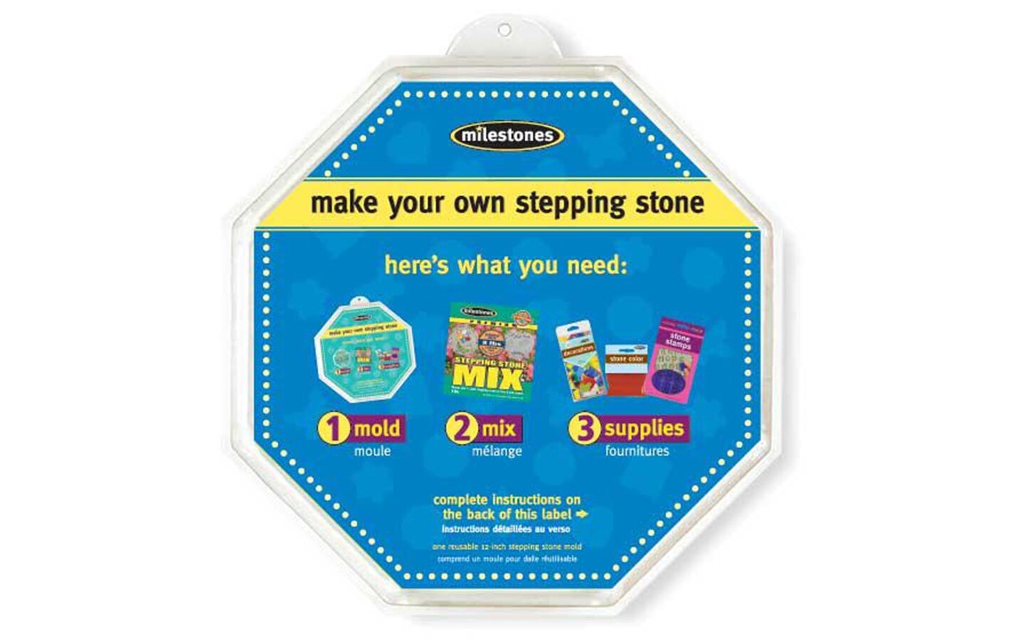 Milestones Stepping Stone Mold 12" Octagon Michaels