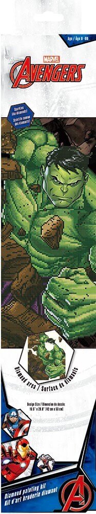 Camelot Dotz Diamond Art Kit 16.5X20.8-Marvel - Hulk Smash