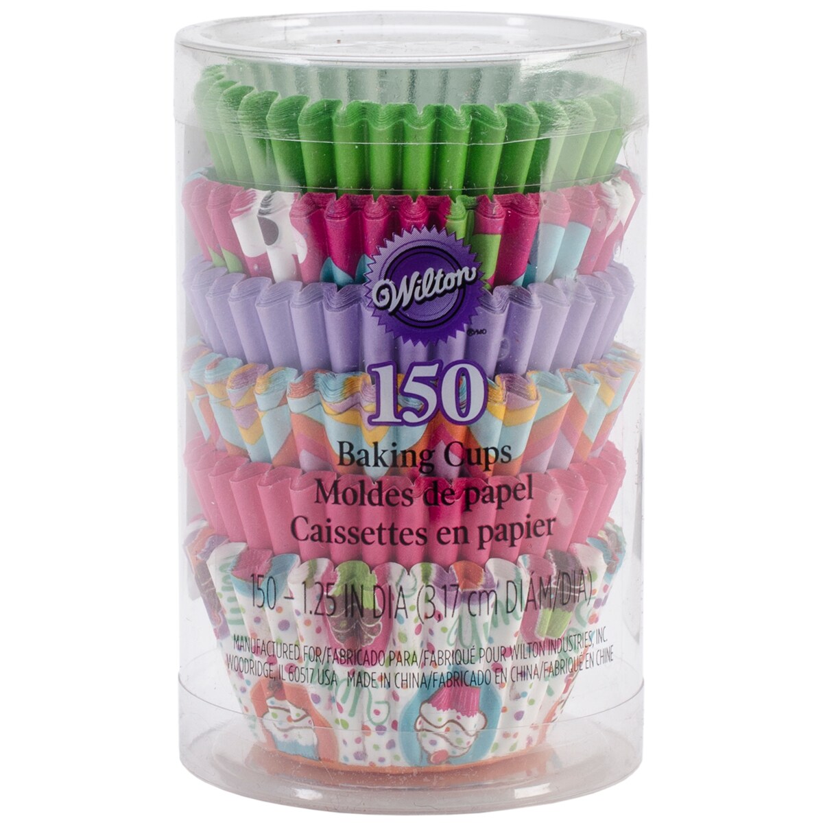 Wilton Mini Baking Cups 150/Pkg-Pinks