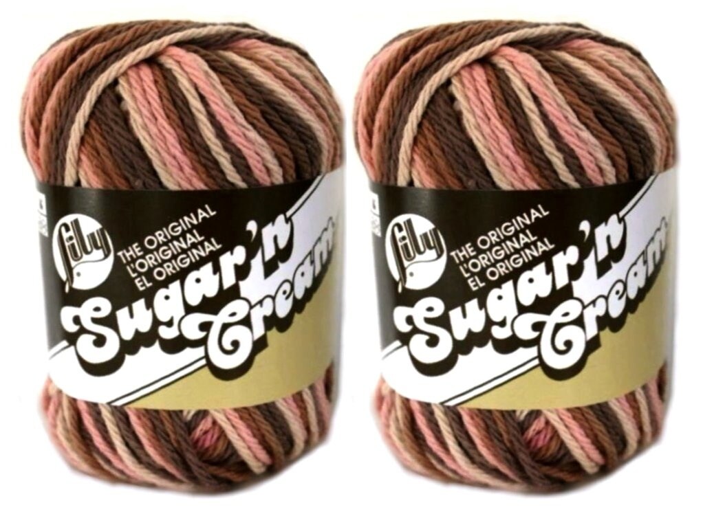 (Pack of 2) Lily Sugar&#x27;n Cream Yarn - Ombres-Desert Rising