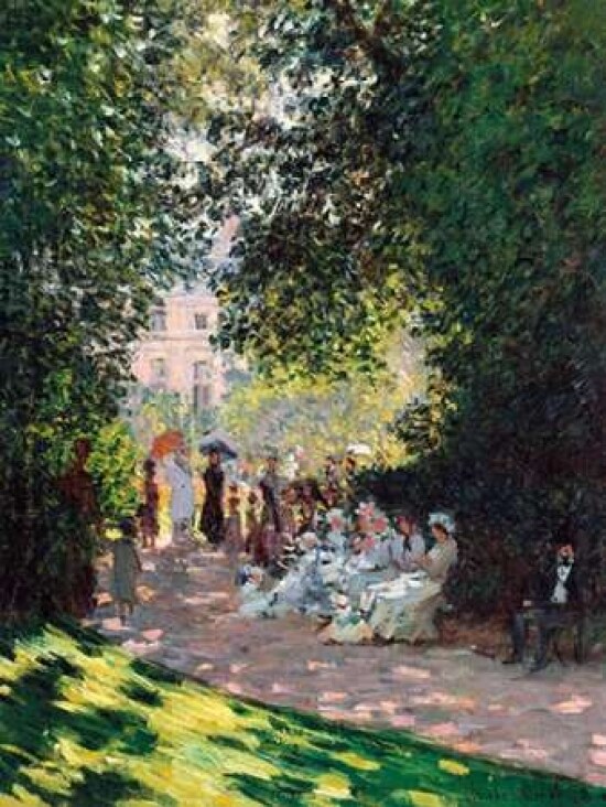 The Parc Monceau Poster Print by Claude Monet - Item # VARPDX3CM2175