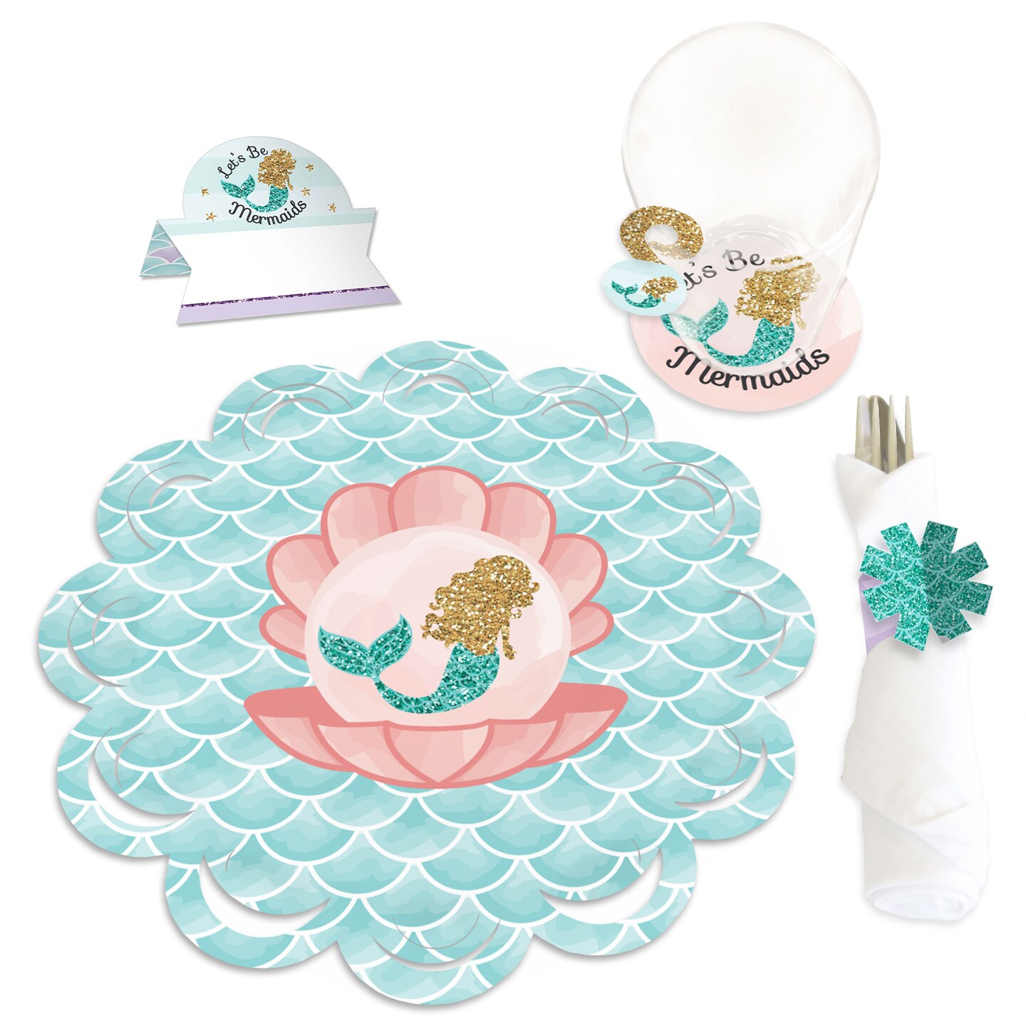 Mermaid baby shower sales banner