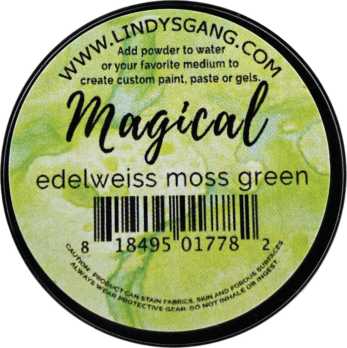 Lindy's Stamp Gang Magicals Individual Jar-Edelweiss Moss Green