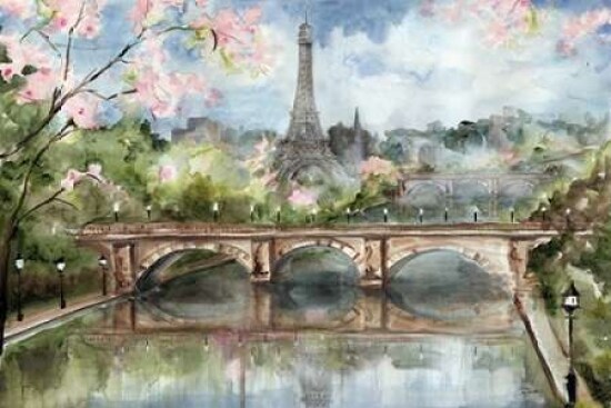 A Spring Day in Paris Poster Print by Tre Sorelle Studios - Item # VARPDXRB9760TS